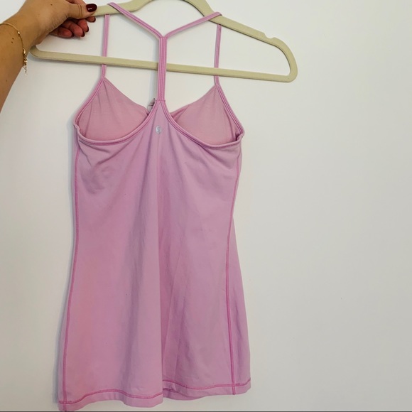 Lululemon Power Y Tank Luon - Powdered Rose - Picture 5 of 6